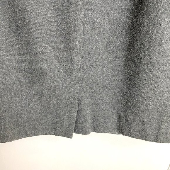 L.L. Bean gray flannel classic fit straight skirt - size 16 reg - Picture 5 of 8